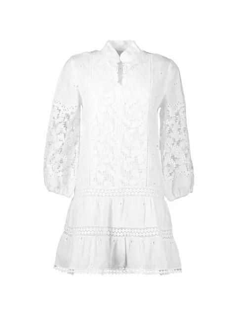 Olivina lace-embroidered mini dress by TEMPTATION POSITANO
