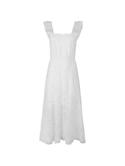 Paprika openwork dress by TEMPTATION POSITANO