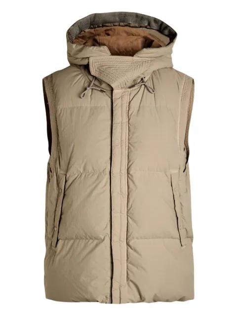 Boreal hoodied padded gilet by TEN C