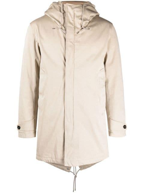 Core quilted duck-down parka by TEN C