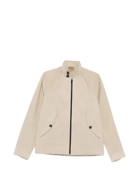 Tyne high-neck raglan-sleeve jacket by TEN C
