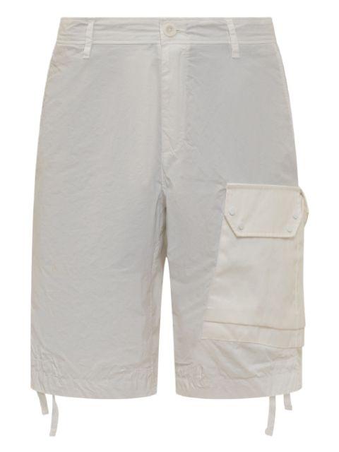 faded-effect shorts by TEN C