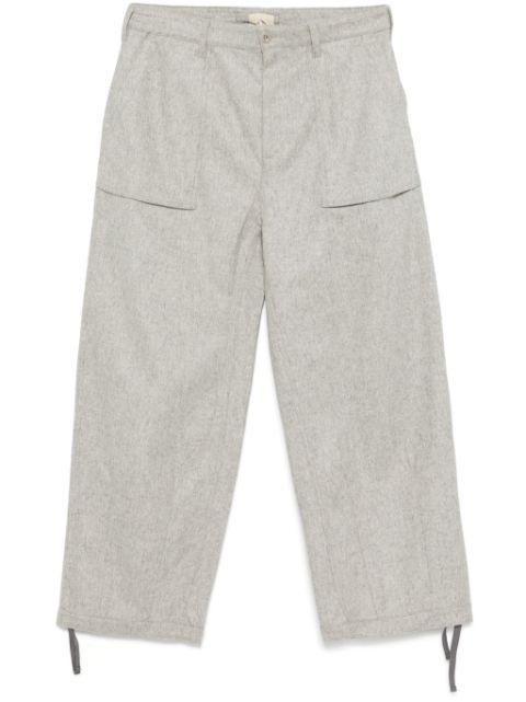 felted-finish trousers by TEN C