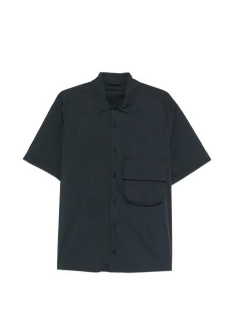 flap-pocket short-sleeve shirt by TEN C