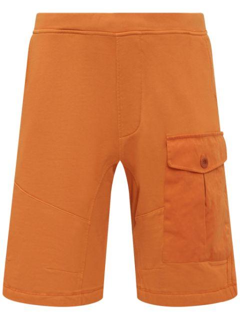garment-dyed fleece shorts by TEN C