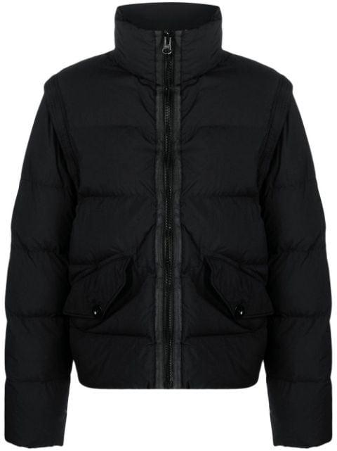 high-neck padded jacket by TEN C