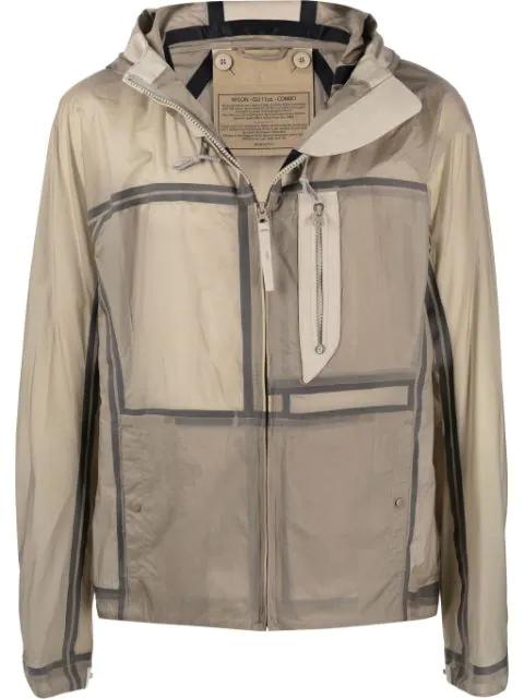lightweight zip-front jacket by TEN C
