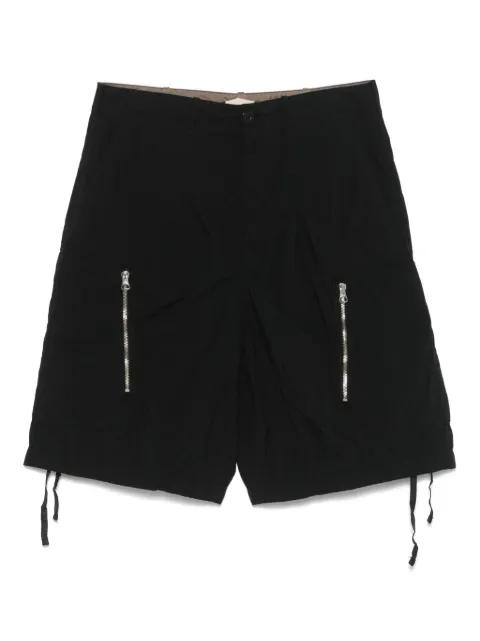logo-patch cargo shorts by TEN C