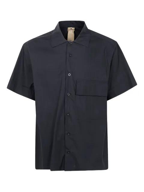short-sleeve button-up shirt by TEN C
