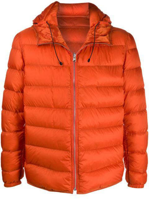 zipped padded jacket by TEN C