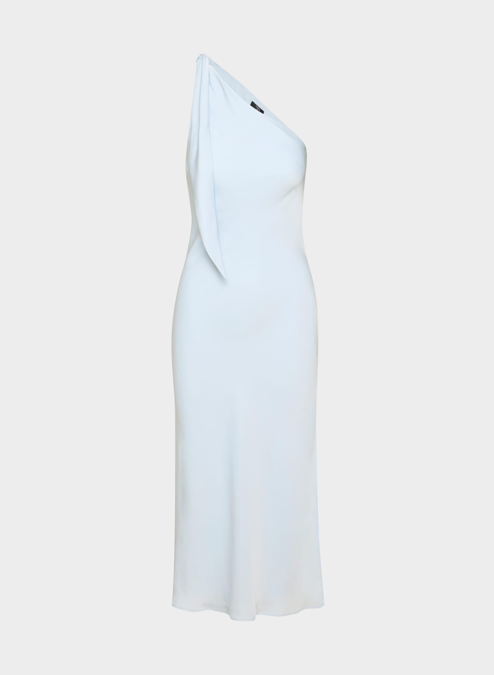 CHAMPAGNE SATIN DRESS by TEN