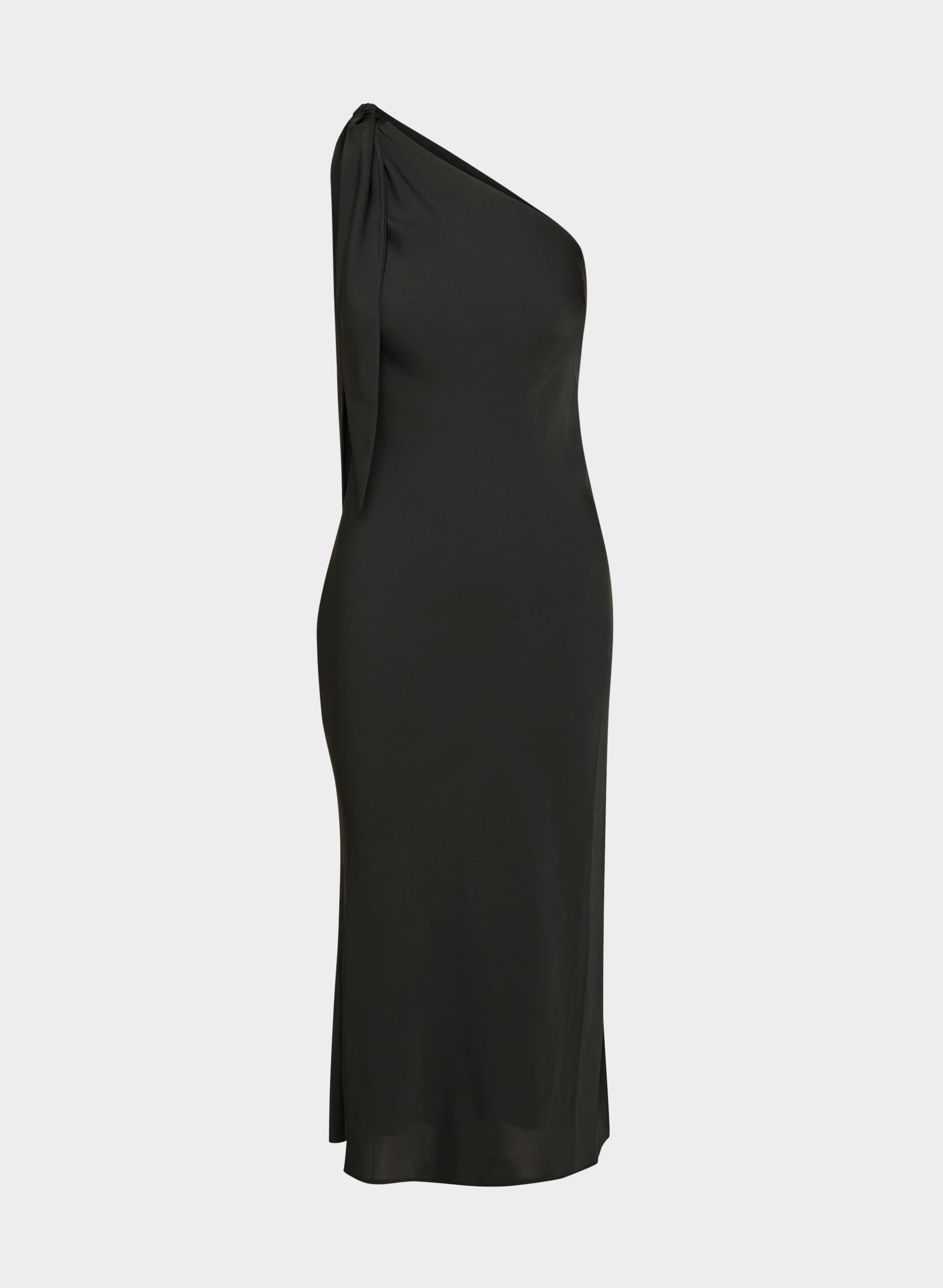 CHAMPAGNE SATIN DRESS by TEN