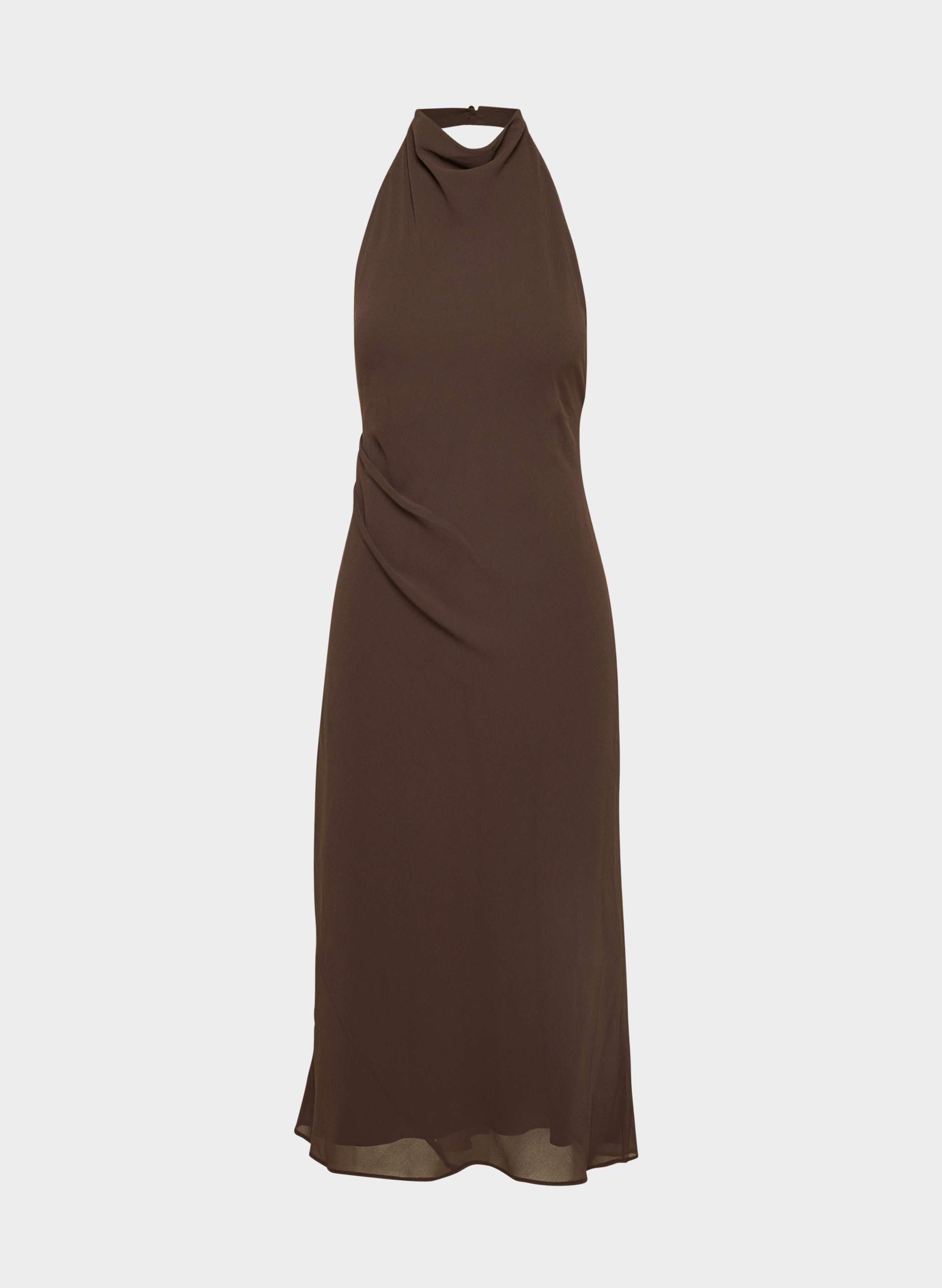 FÊTE CHIFFON™ AUDIENCE HALTER DRESS by TEN
