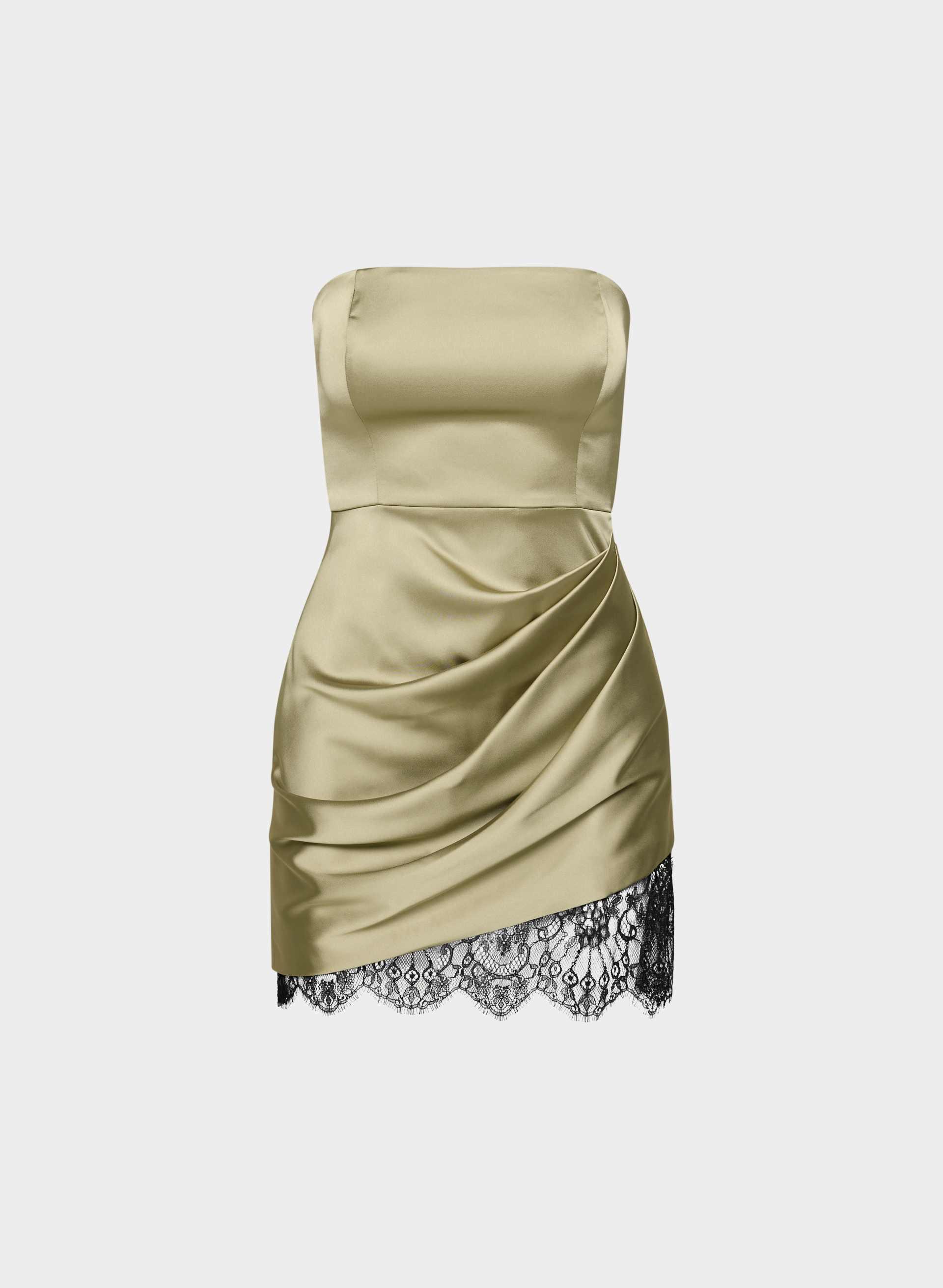 SHOWTIME SATIN DRESS by TEN