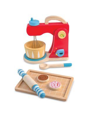 Baker's Mixing Set Wooden Toy - Ages 3+ by TENDER LEAF TOYS