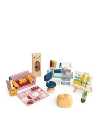 Dolls House Study Furniture Set - Ages 3+ by TENDER LEAF TOYS