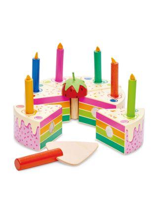 Rainbow Birthday Cake - Ages 3+ by TENDER LEAF TOYS
