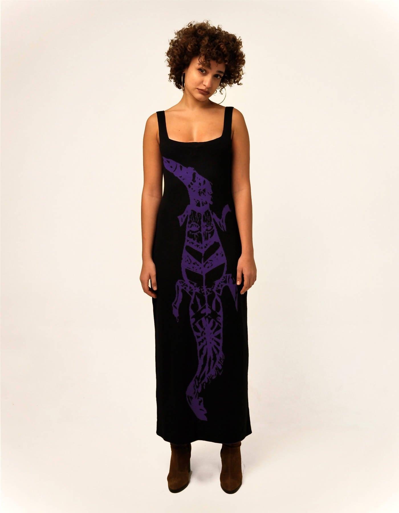 Crocado Knit Dress by TENERA