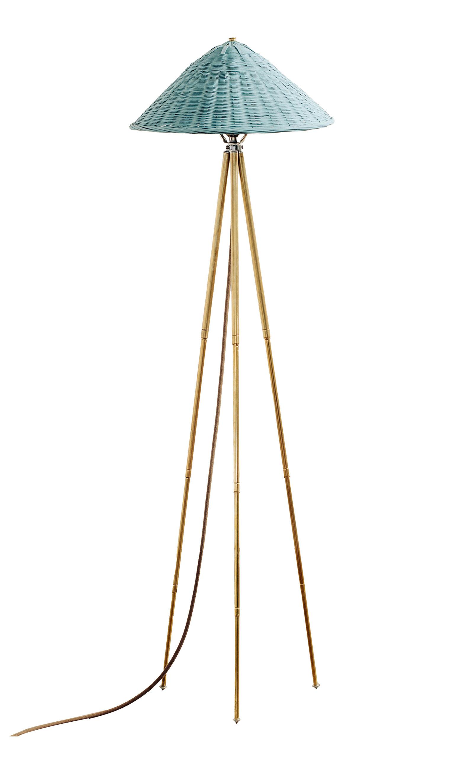 Tennant New York - Horst Tripod Lamp - Blue - Moda Operandi by TENNANT NEW YORK