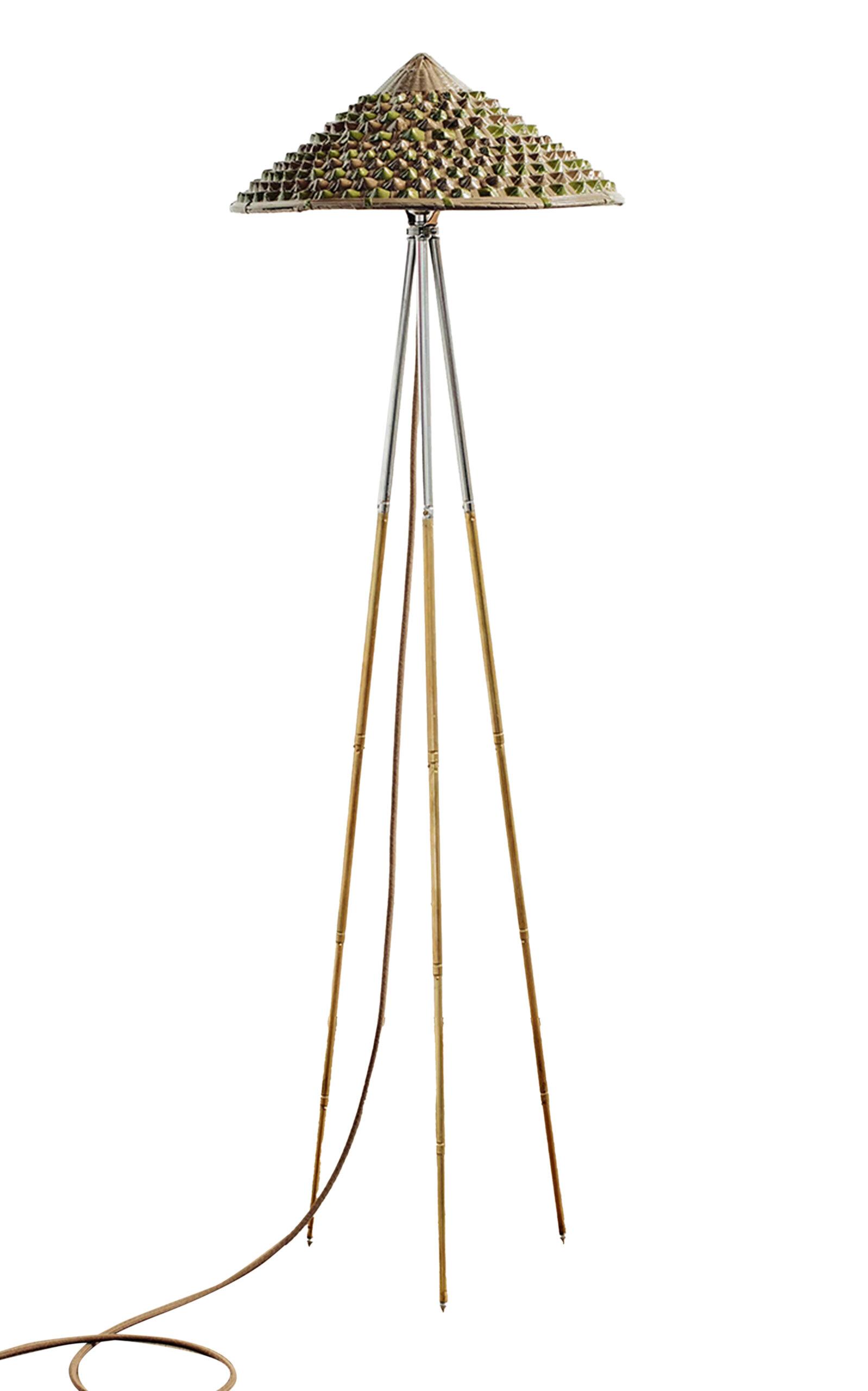 Tennant New York - Horst Tripod Lamp - Dark Green - Moda Operandi by TENNANT NEW YORK