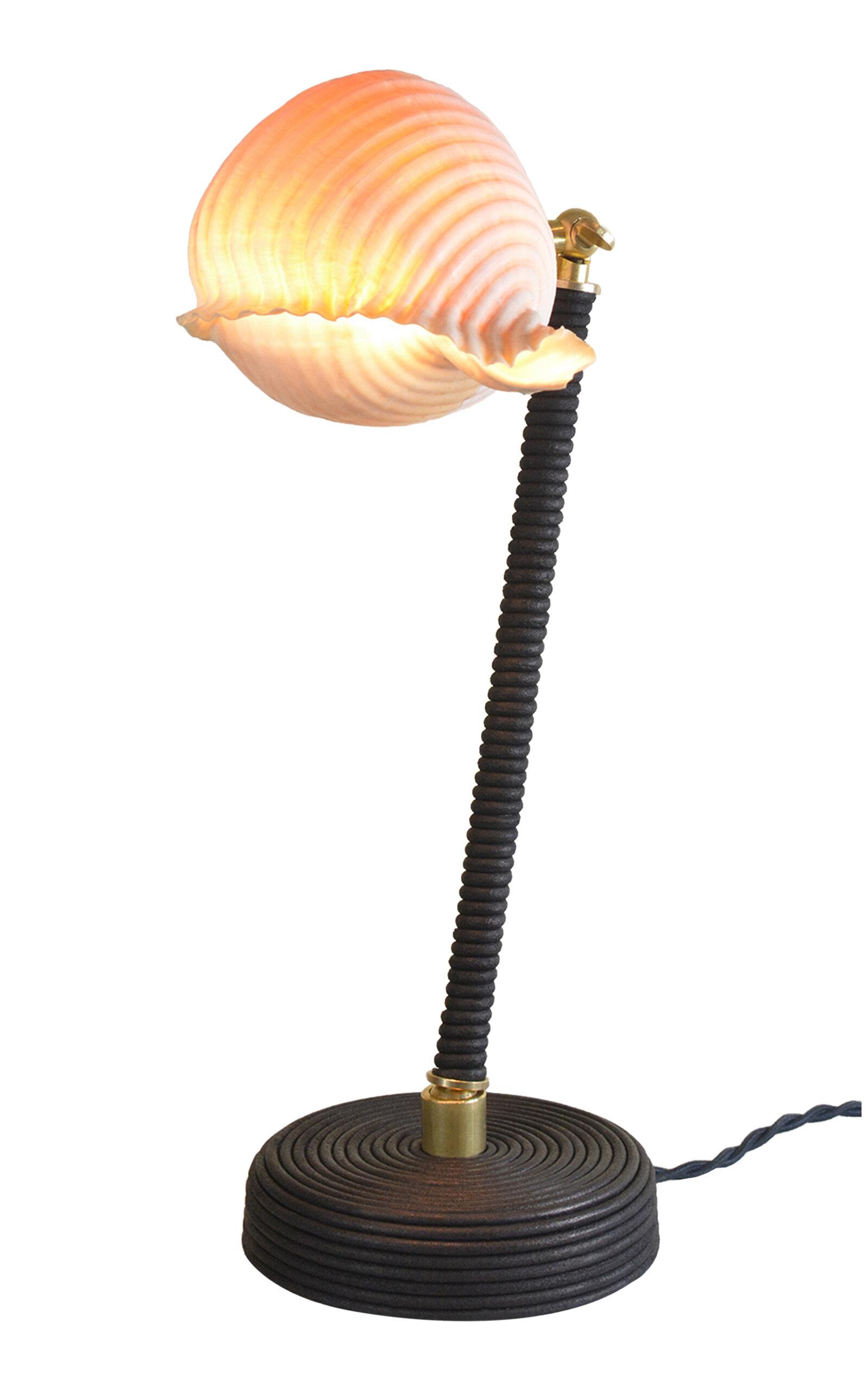 Tennant New York - L'Escargot Lamp - Black/white - Moda Operandi by TENNANT NEW YORK