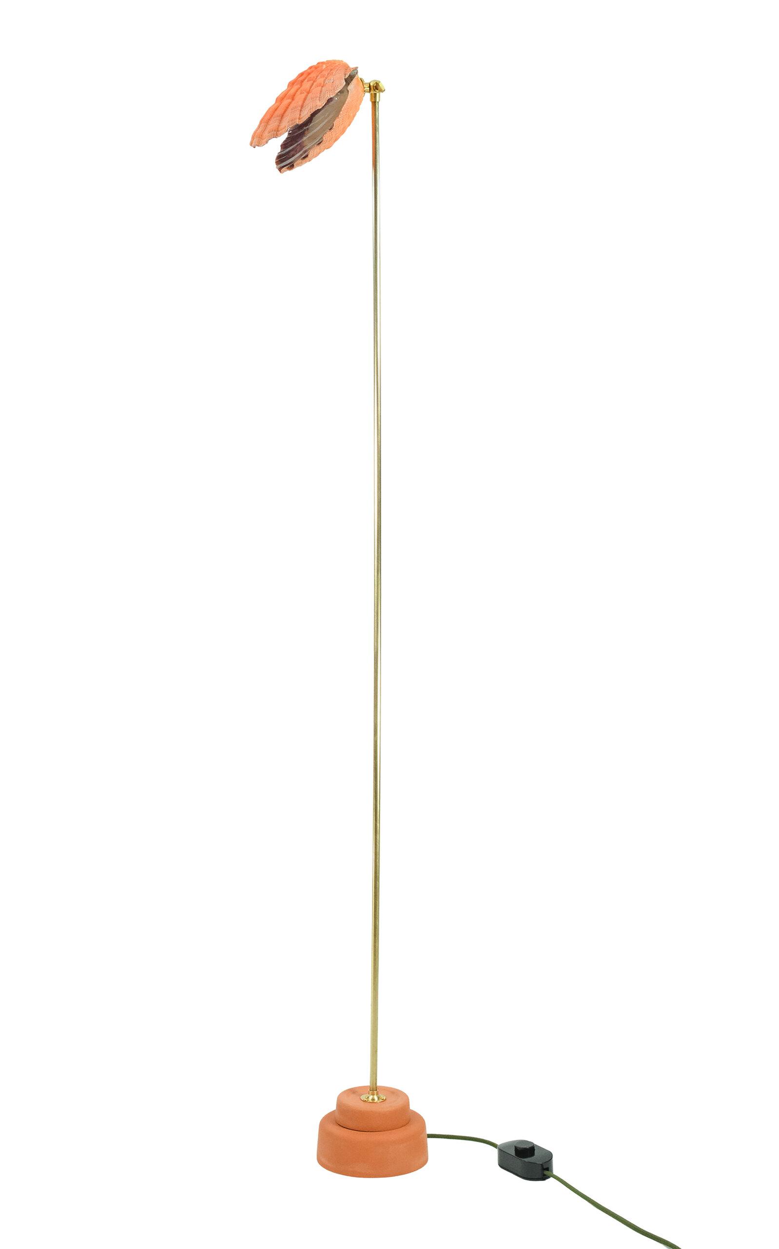 Tennant New York - Lion's Paw Floor Lamp - Orange - Moda Operandi by TENNANT NEW YORK