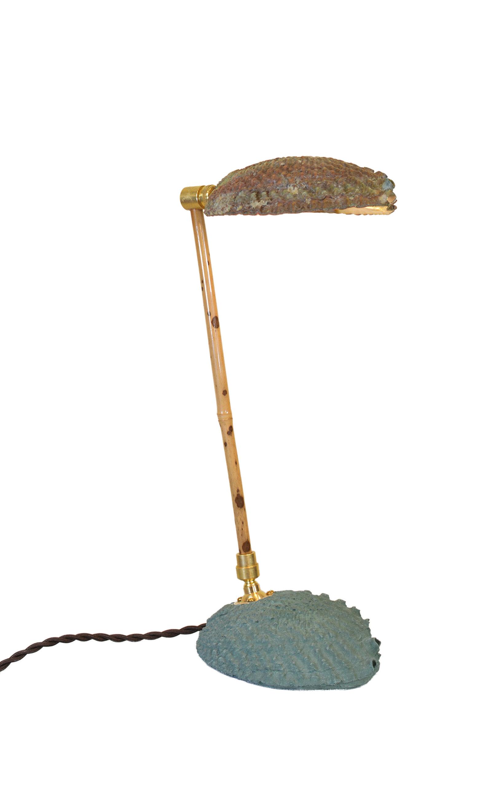 Tennant New York - Ospedaletti Bamboo Table Lamp - Turquoise - Moda Operandi by TENNANT NEW YORK