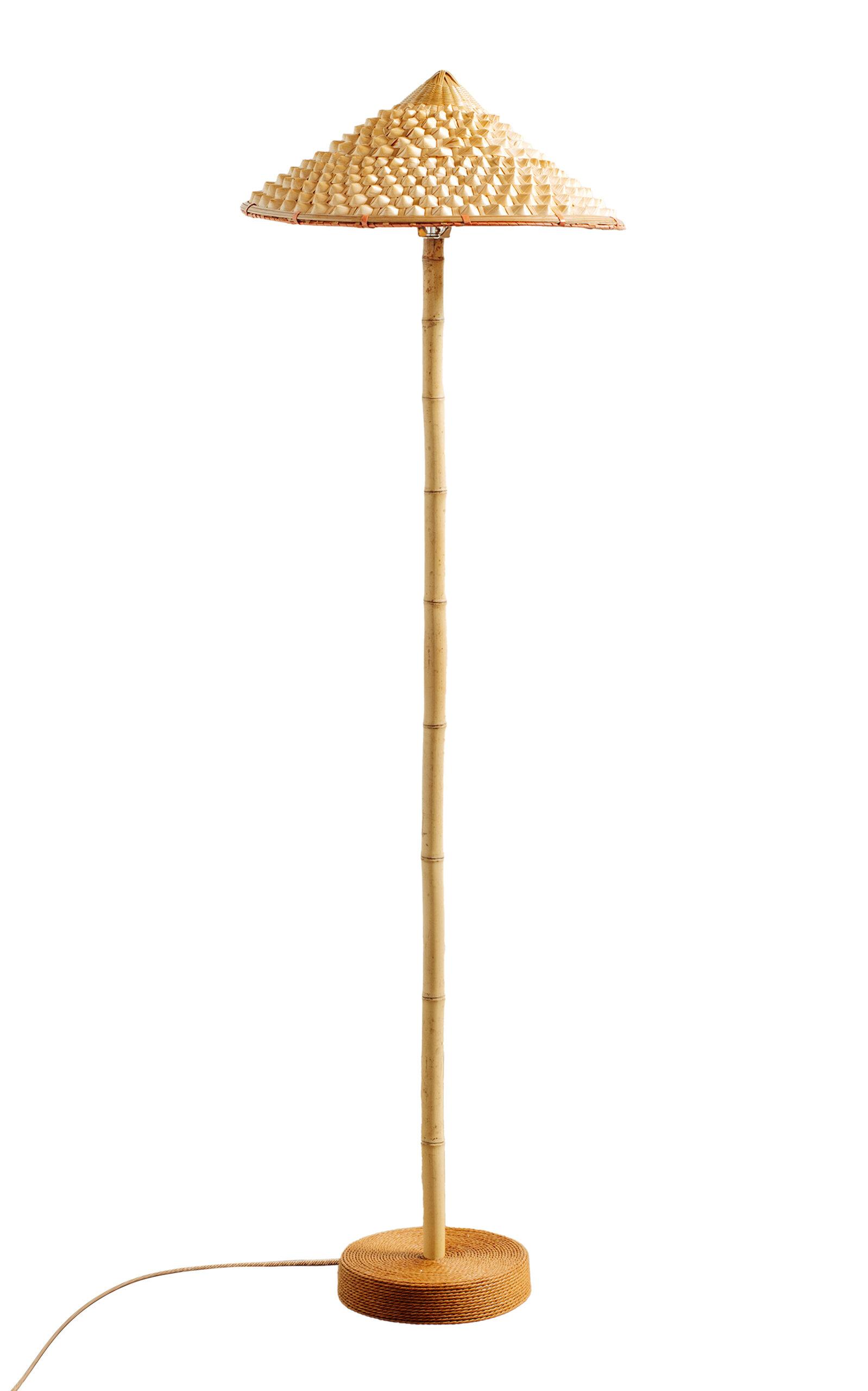 Tennant New York - Pagoda Bamboo Lamp - Tan - Moda Operandi by TENNANT NEW YORK
