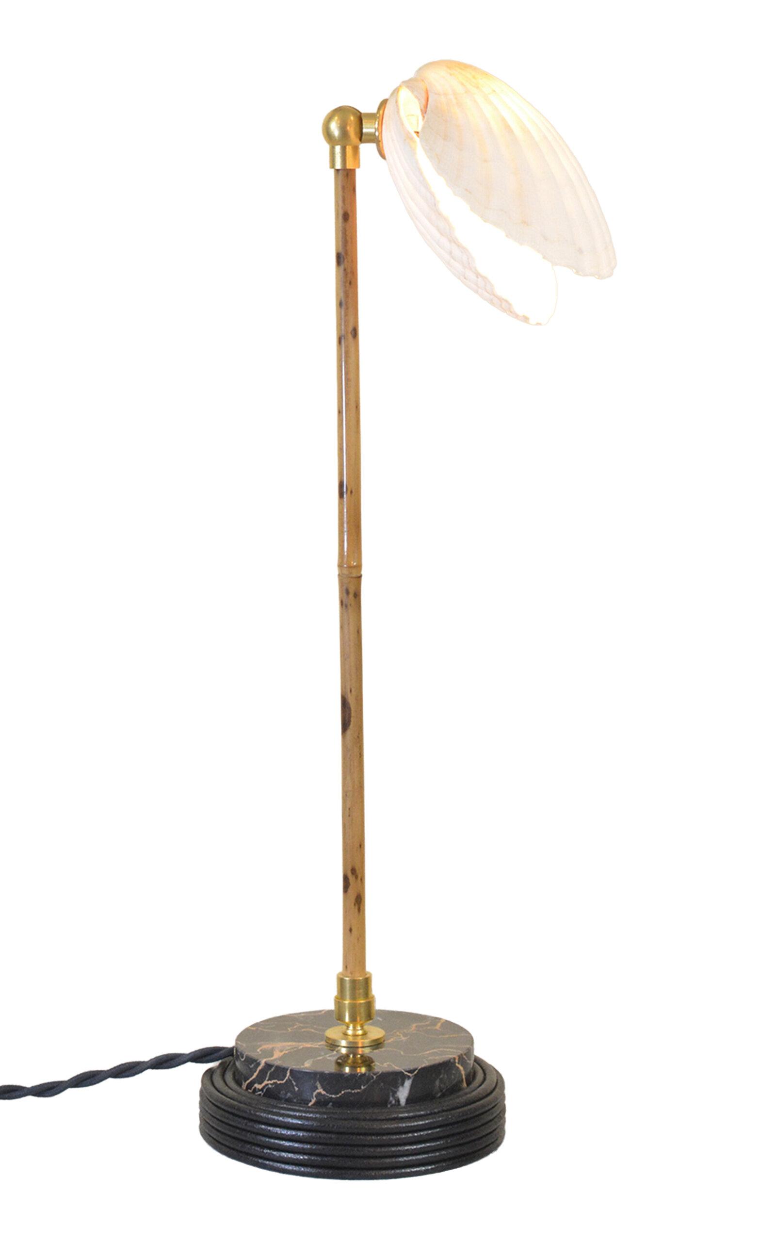 Tennant New York - Sanremo Bamboo Reading Lamp - Black/white - Moda Operandi by TENNANT NEW YORK