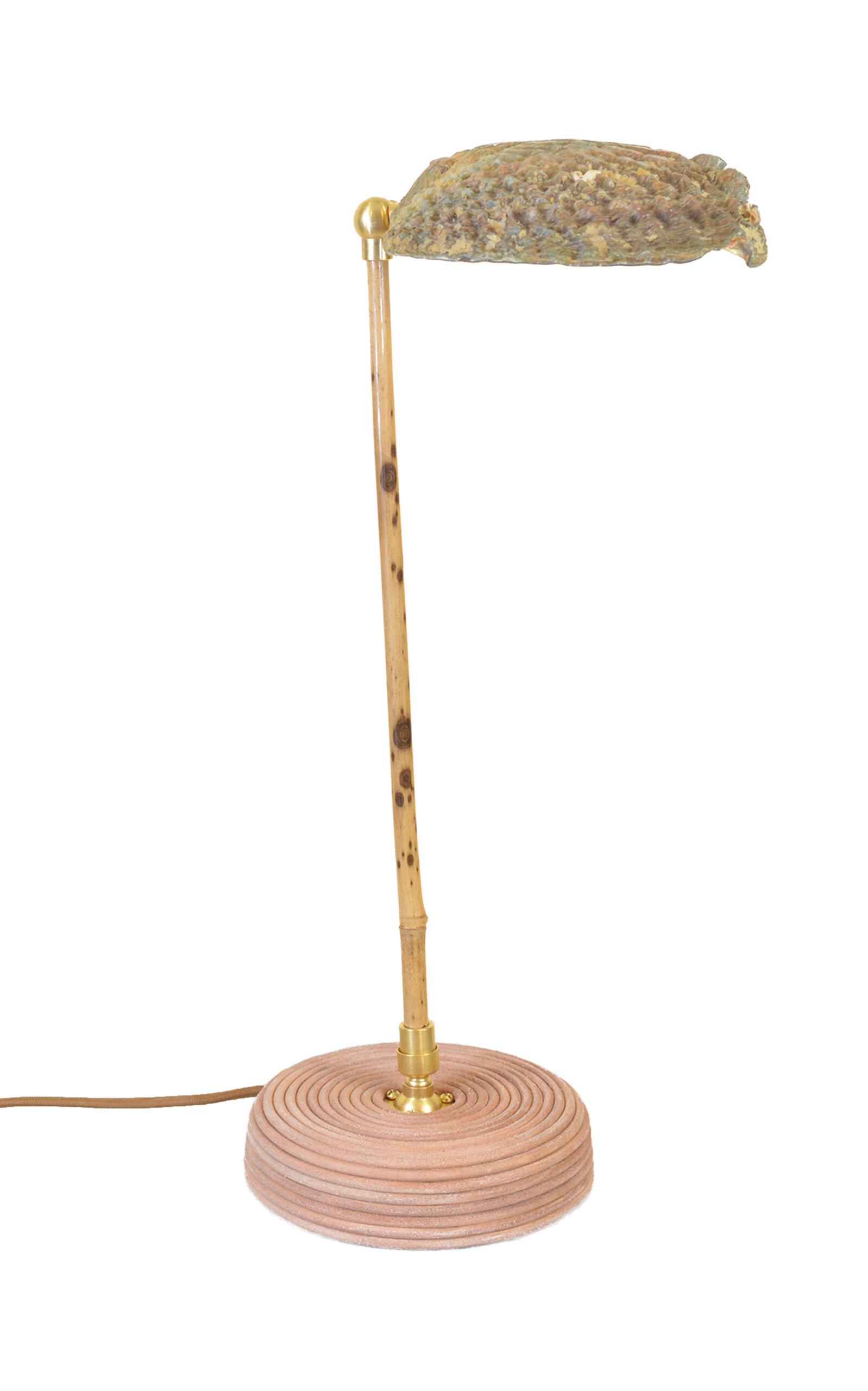Tennant New York - Savona Bamboo Task Lamp - Khaki - Moda Operandi by TENNANT NEW YORK