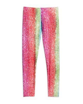 Girls' Rainbow Glitter Leggings - Little Kid by TEREZ