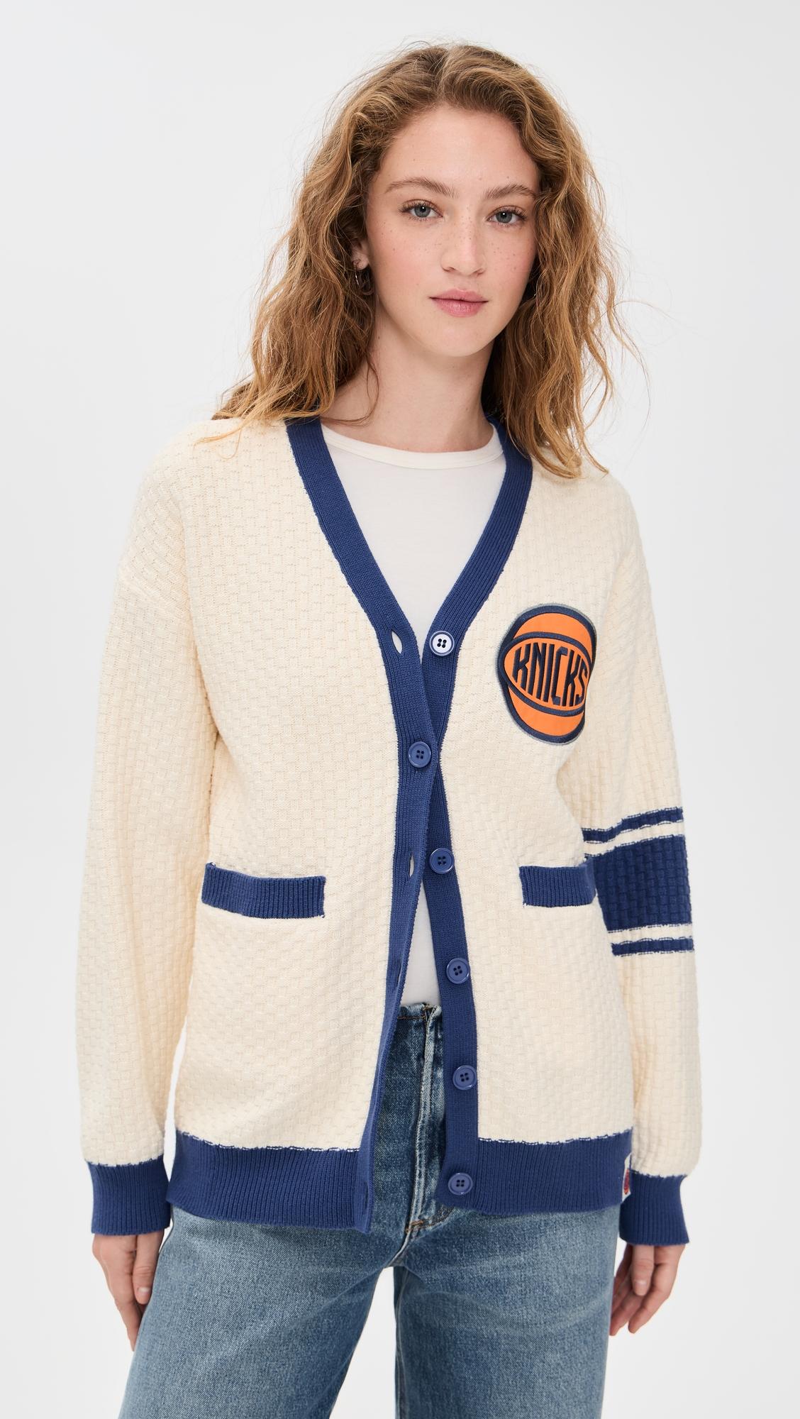 Knit Cotton Varsity Sweater by TEREZ