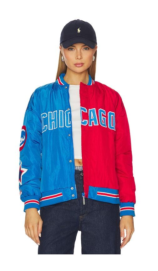 Terez x REVOLVE Chicago Cubs Multi Logo Bomber in Blue by TEREZ
