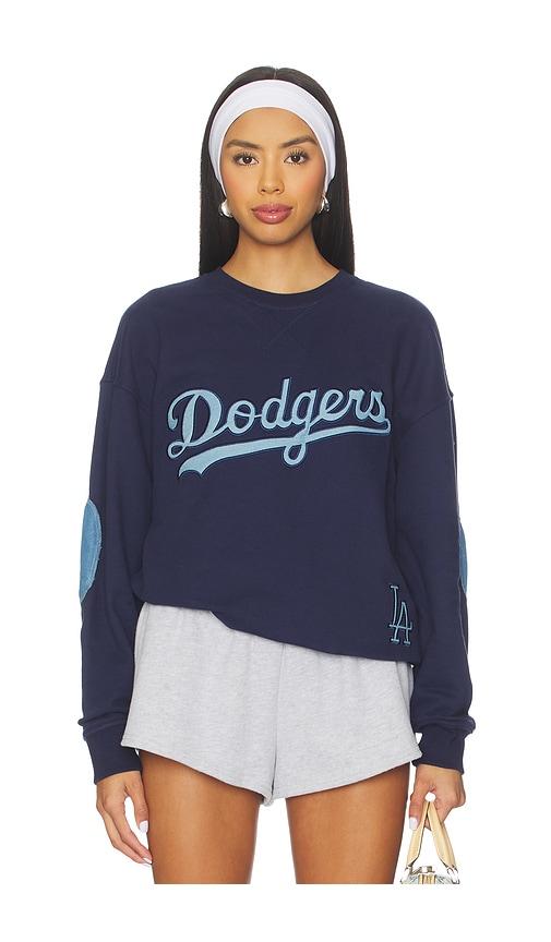 Terez x REVOLVE Dodgers Denim Logo Sweater in Navy by TEREZ