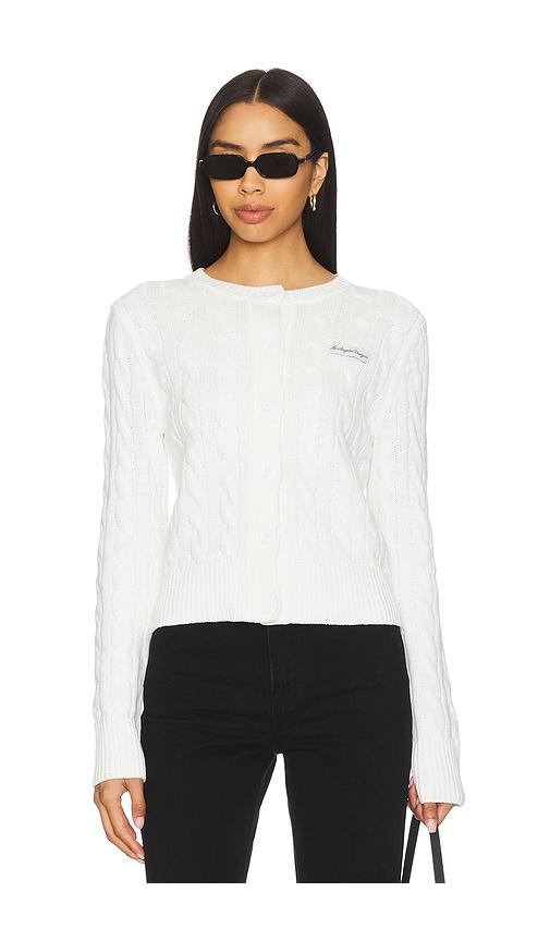 Terez x REVOLVE Dodgers Knit Cardigan in White by TEREZ