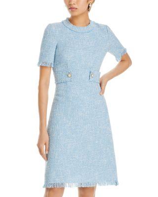 Boucl&eacute; Tweed Dress by TERI JON BY RICKIE FREEMAN