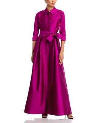 Shirt Dress Gown by TERI JON BY RICKIE FREEMAN