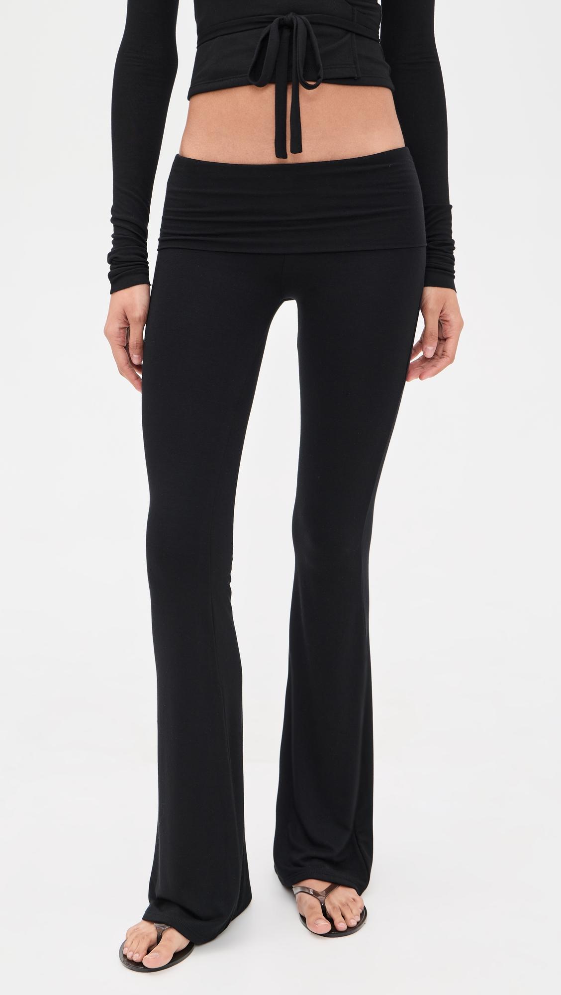 Fold Over Flare Pants by ÉTERNE