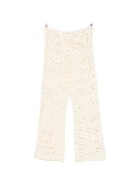 crochet-knit trousers by TERRY PUESTO