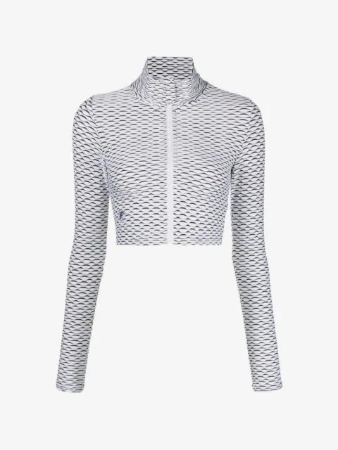 3D cropped performance jacket by TESSITURA