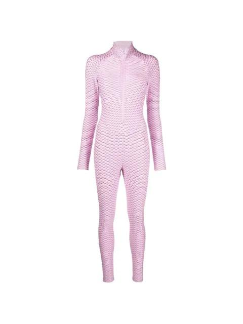 3D-effect performance jumpsuit by TESSITURA