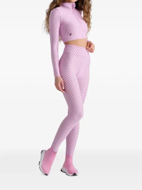 3D-effect performance leggings by TESSITURA