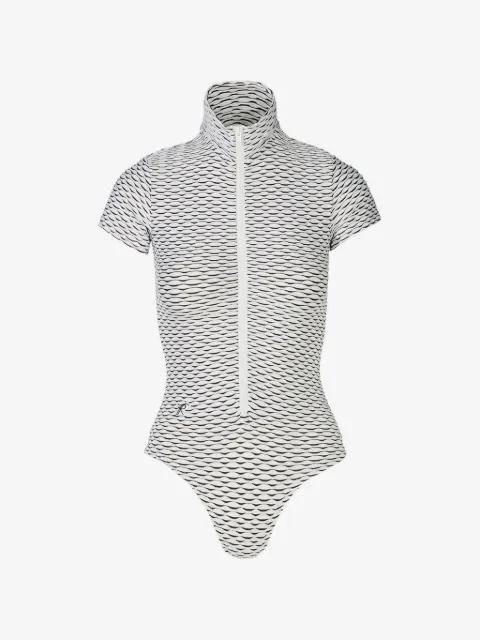 3D-textured bodysuit by TESSITURA