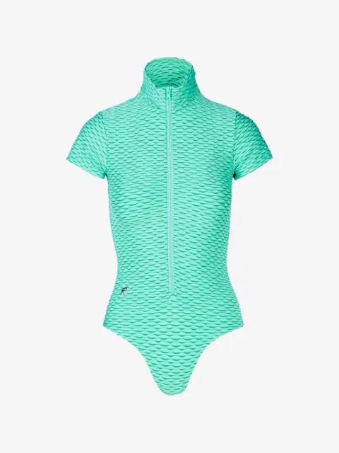 3D zip-up bodysuit by TESSITURA