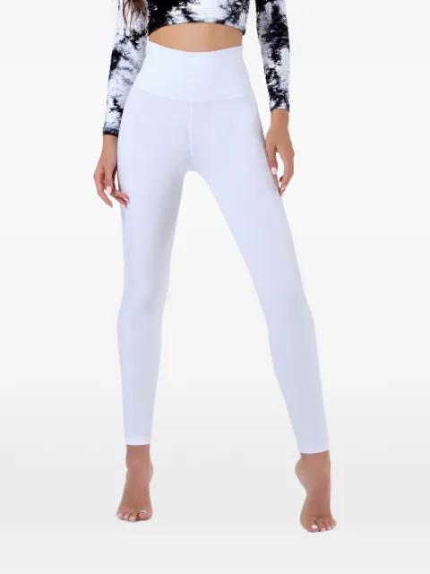 Cross lattice-back leggings by TESSITURA