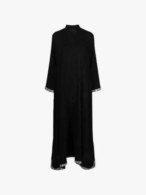 Dune embroidered-motif oversized maxi dress by TESSITURA