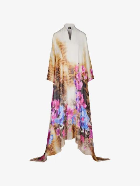 Floral Dune maxi dress by TESSITURA