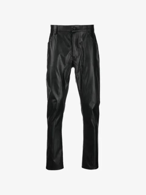 Rockies faux-leather trousers by TESSITURA