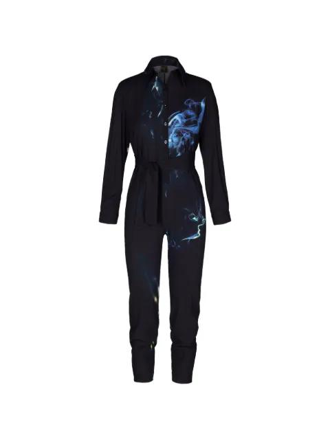 Smoke printed jumpsuit by TESSITURA