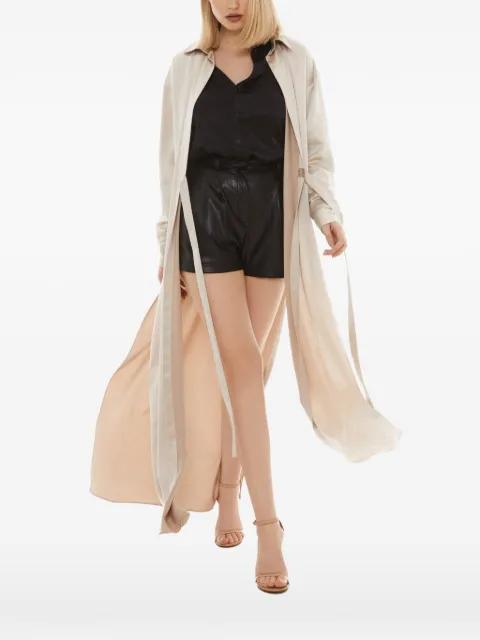 The Gold oversized shirt coat by TESSITURA